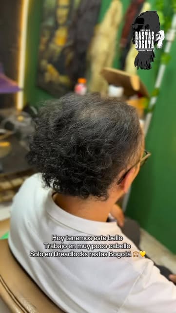 Instalación en muy poco cabello